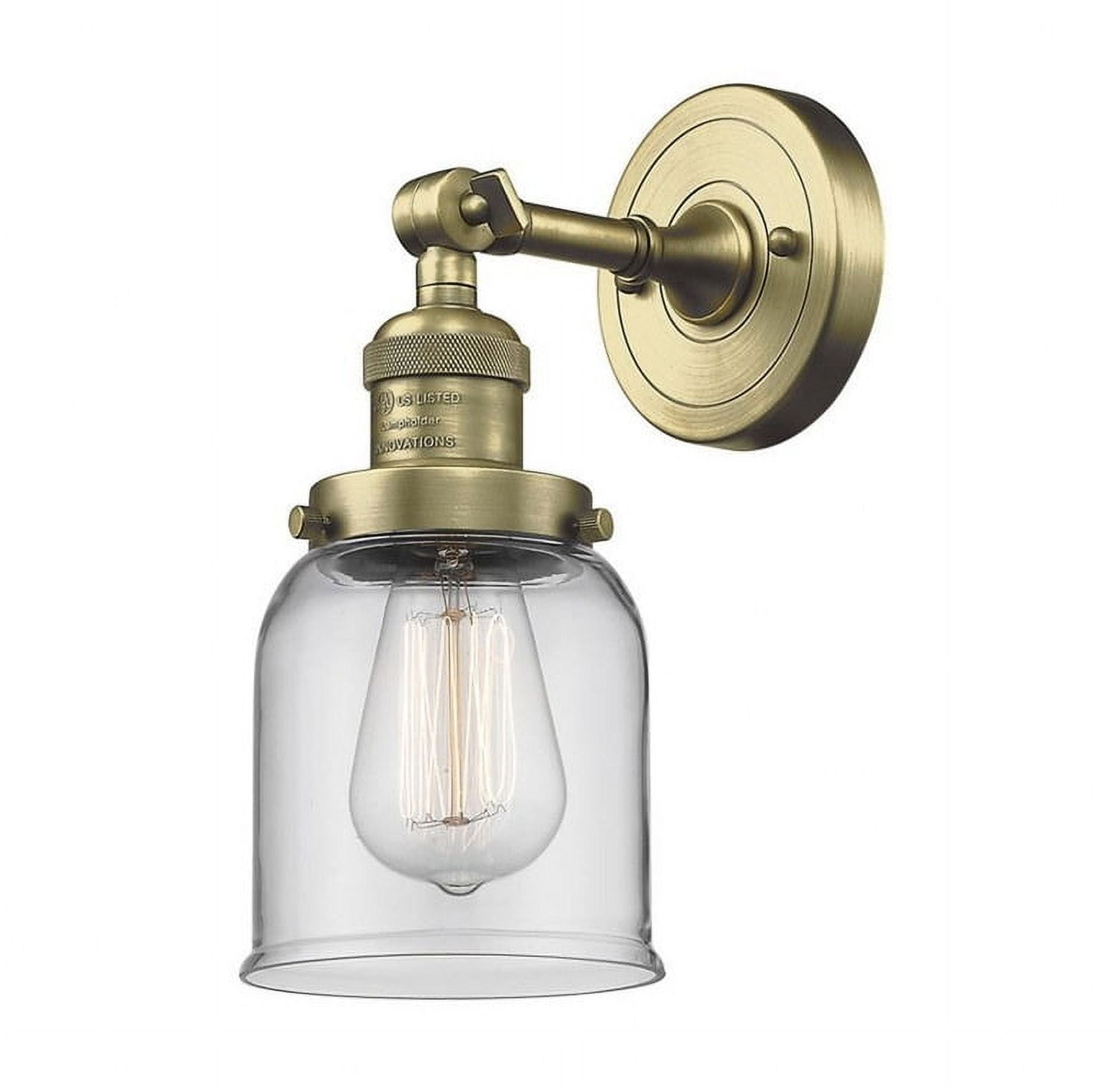 Innovations Lighting Bell 1 - Light Sconce in  Antique Brass