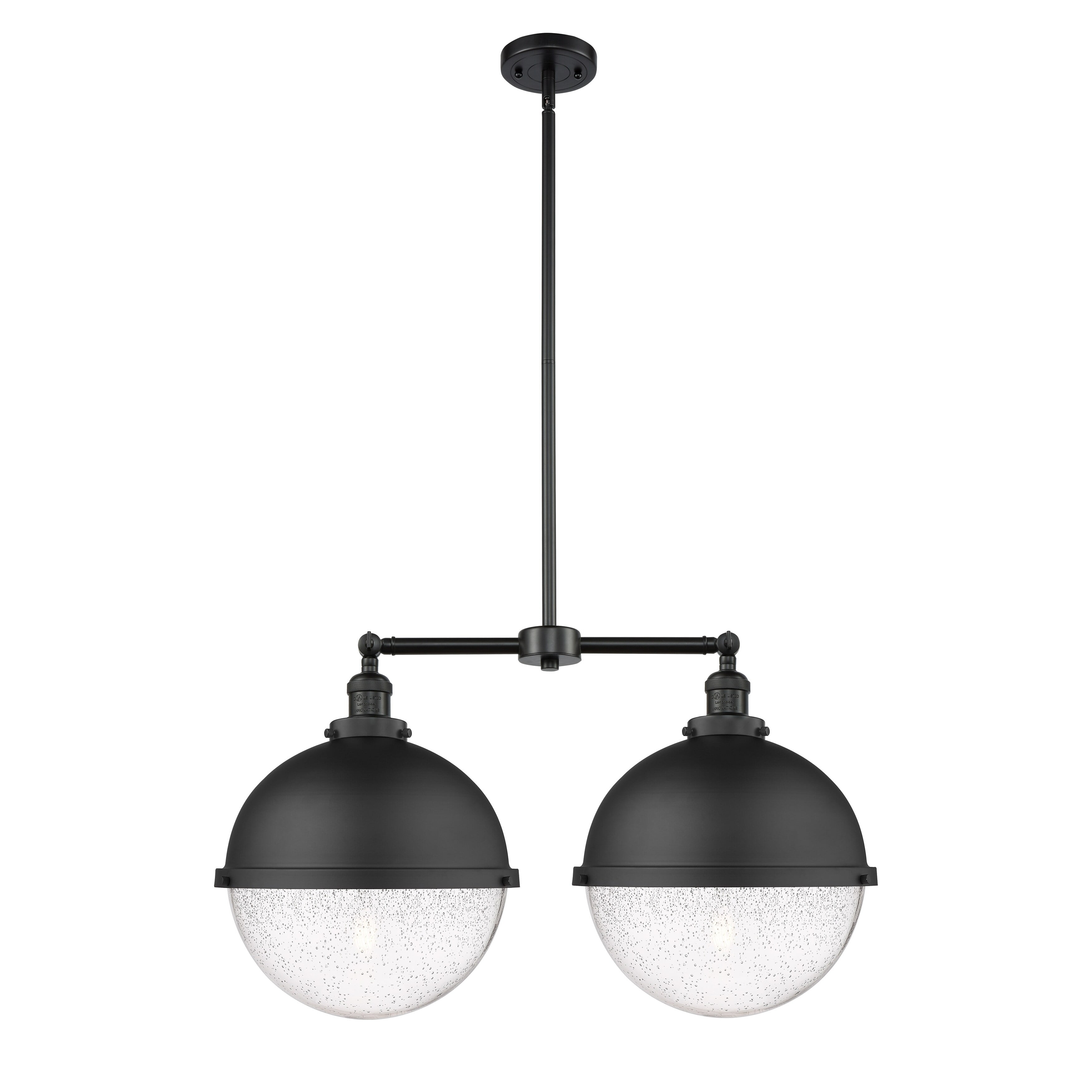 Innovations Lighting 209-17-18 Hampden Linear Hampden 2 Light 18" Wide Linear Pendant /
