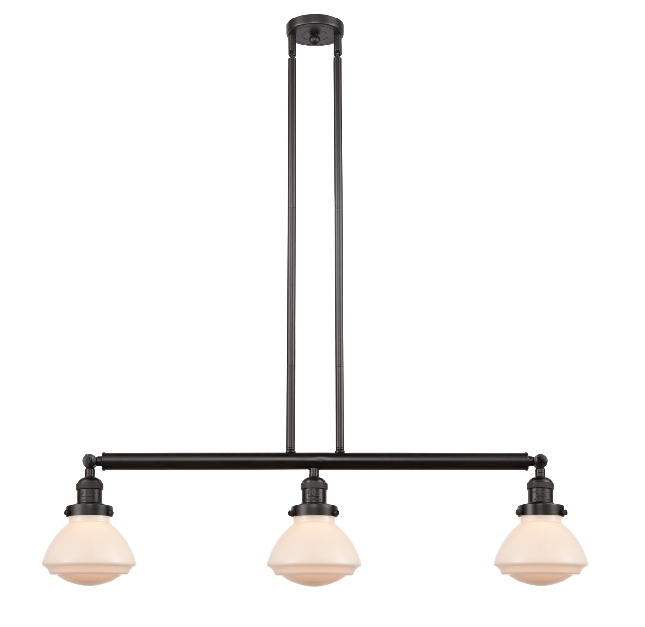 Innovations Lighting 213-S Olean Olean 3 Light 39" Wide Linear Chandelier - MultiColor