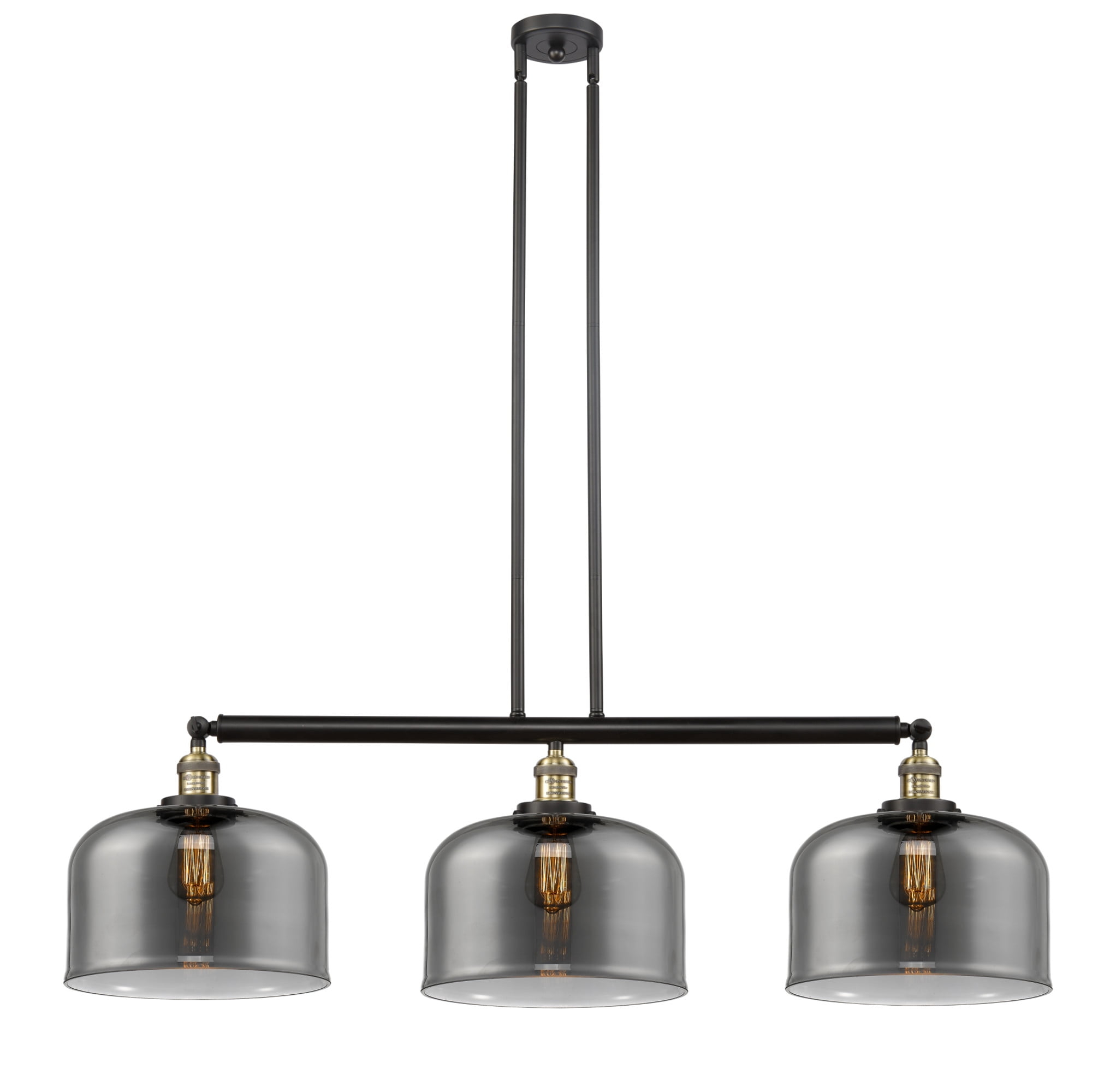 Innovations Lighting 213 X-Large Bell Bell 3 Light 42" Wide Commercial Linear Chandelier -