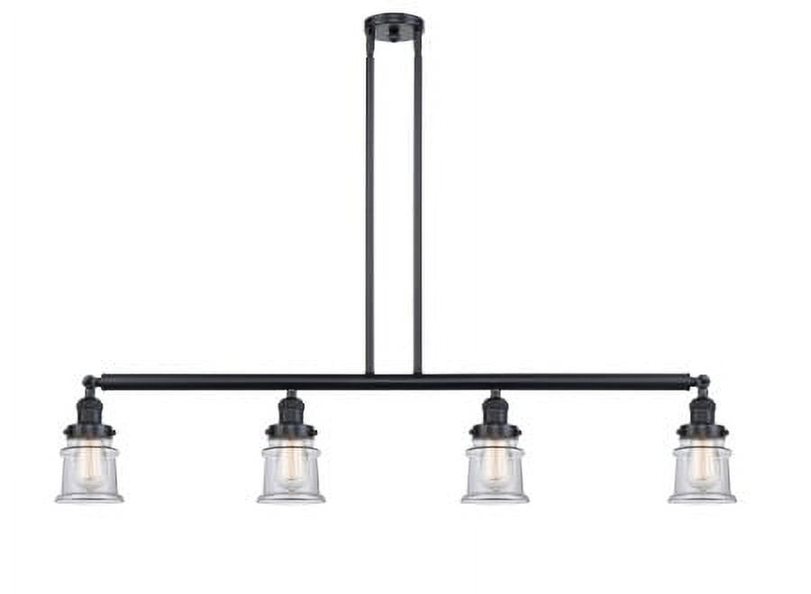 Innovations Lighting 214 Small Canton Small Canton 4 Light 51" Wide Linear Chandelier -