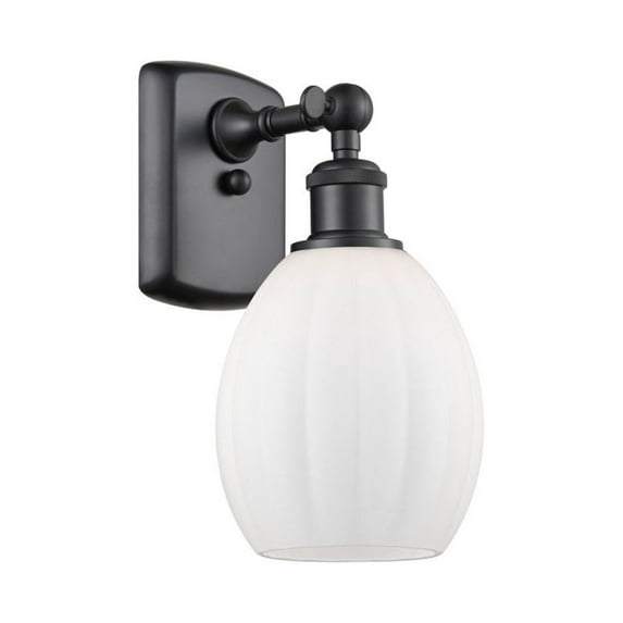 Innovations Lighting Eaton 1 - Light Sconce in  Matte Black