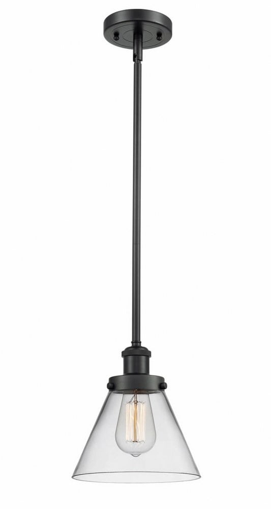 Innovations Lighting Cone 1 - Light Pendant in  Matte Black