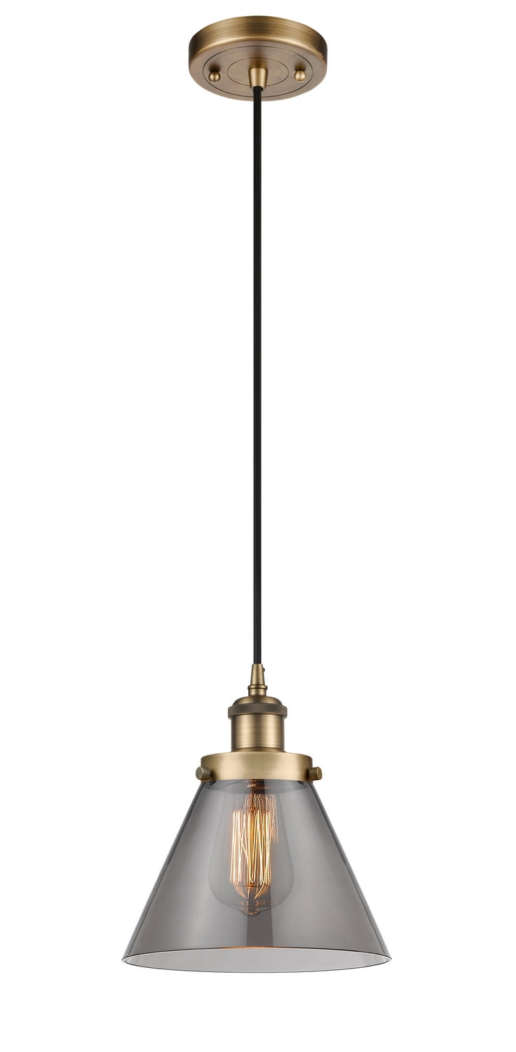 Innovations Lighting Cone 1 - Light Pendant in  Brushed Brass