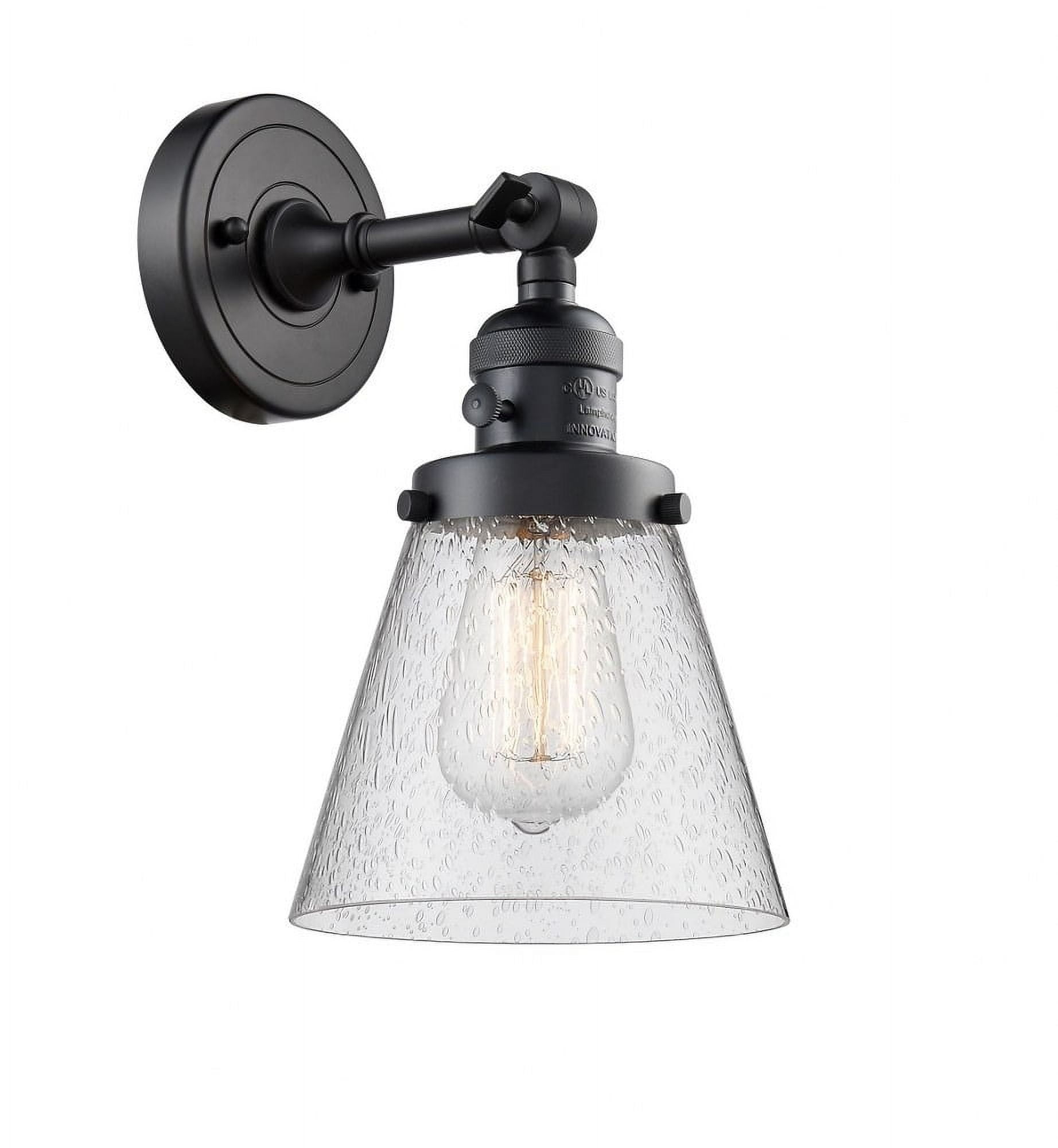 Innovations Lighting Cone 1 - Light Sconce in  Matte Black