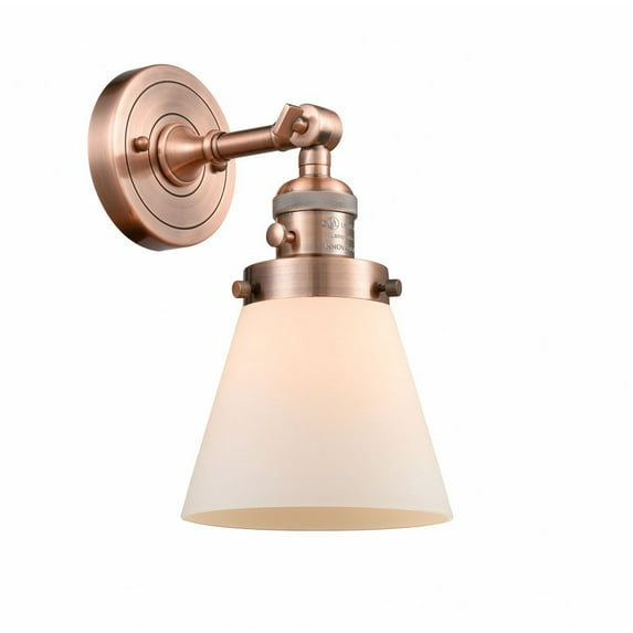 Innovations Lighting Cone 1 - Light Sconce in  Antique Copper