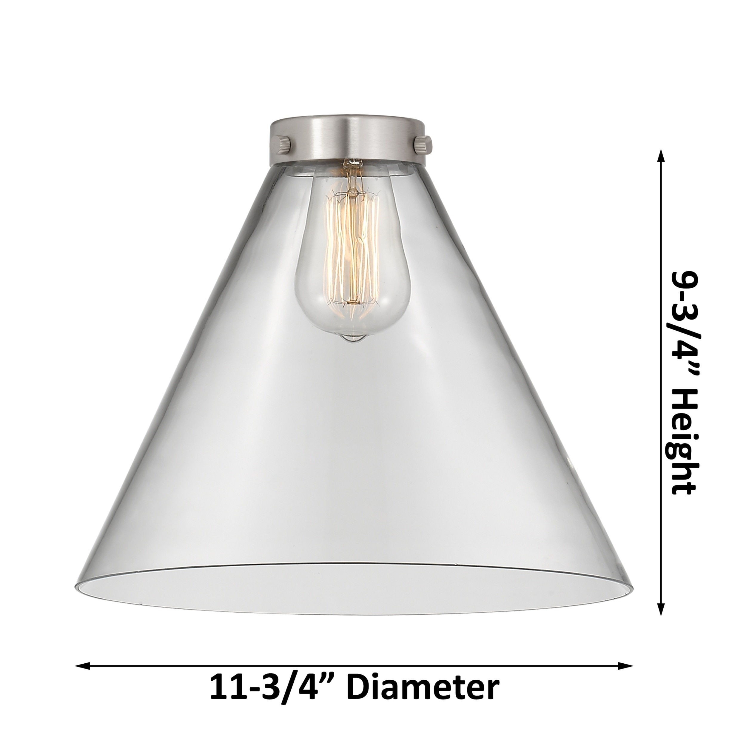 Innovations Lighting  Franklin Restoration Cone - 1 Light 12" Stem Hung Mini Pendant Clear/Matte Black