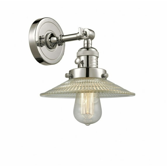 Innovations Lighting Halophane 1 - Light Sconce in  Polished Nickel
