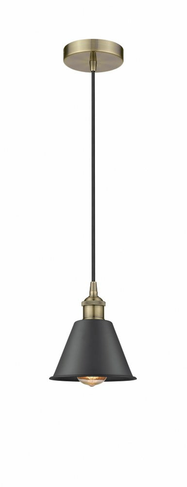 Innovations Lighting Smithfield 1 - Light Pendant in  Antique Brass