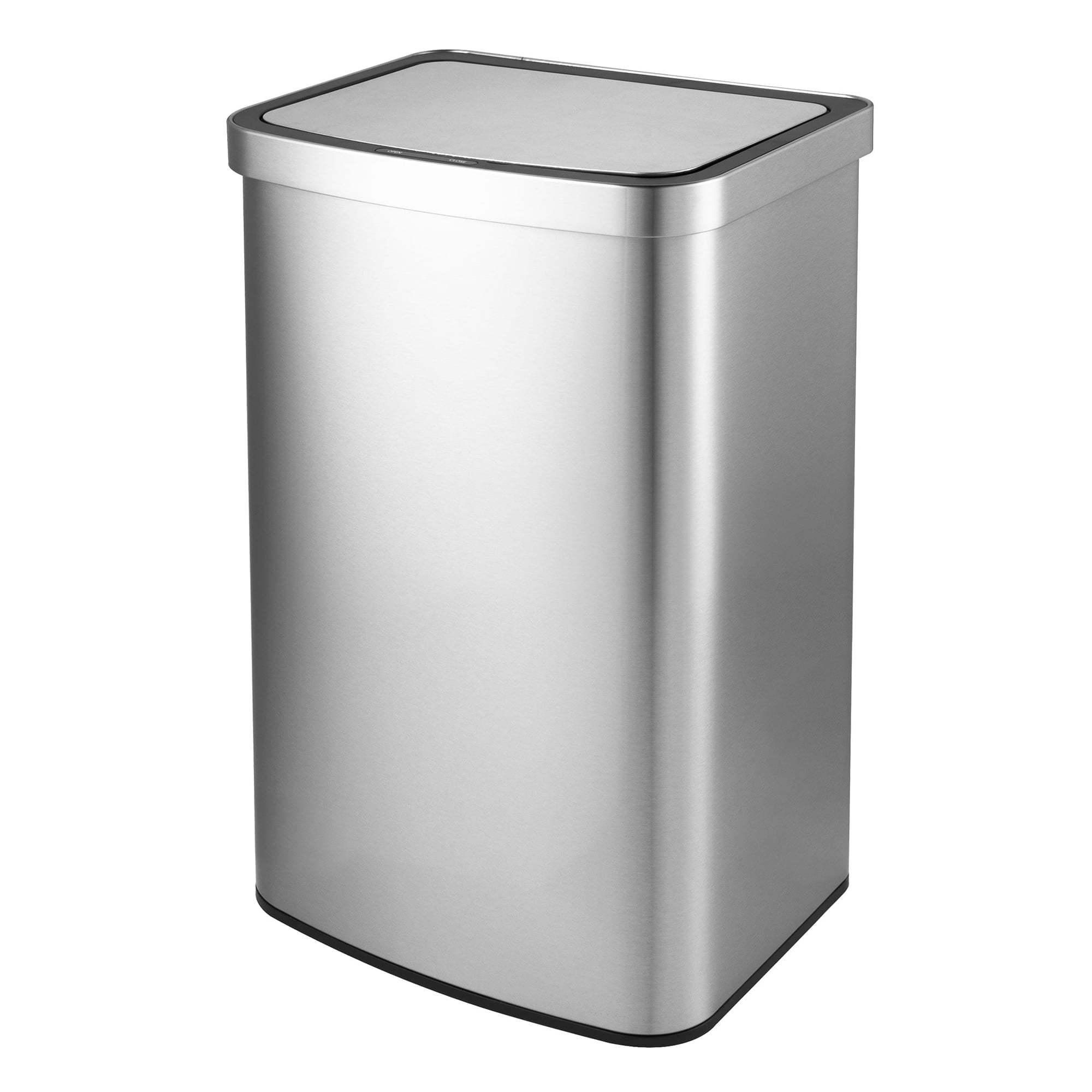Innovaze 13 Gallon Stainless Steel Rectangular Motion Sensor Trash Can for Kitchen