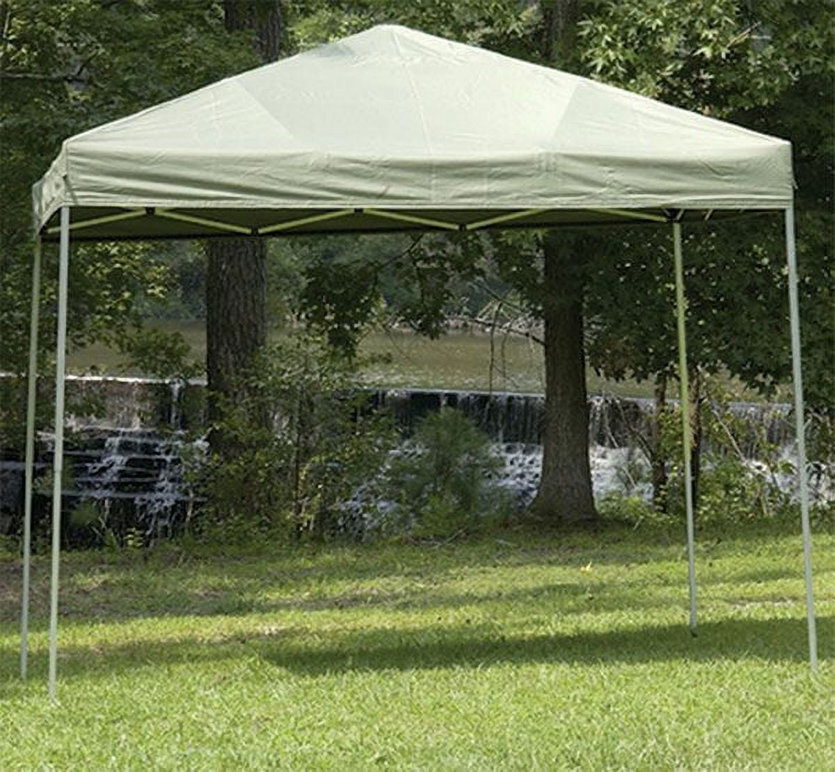 Insta-Stand Shade-Maker Bright White Canopy 10'x10' with 10 Feet Center Height -180-Gram Coated Polyester Fabric Canopy - Water Resistant (Walls not Included)