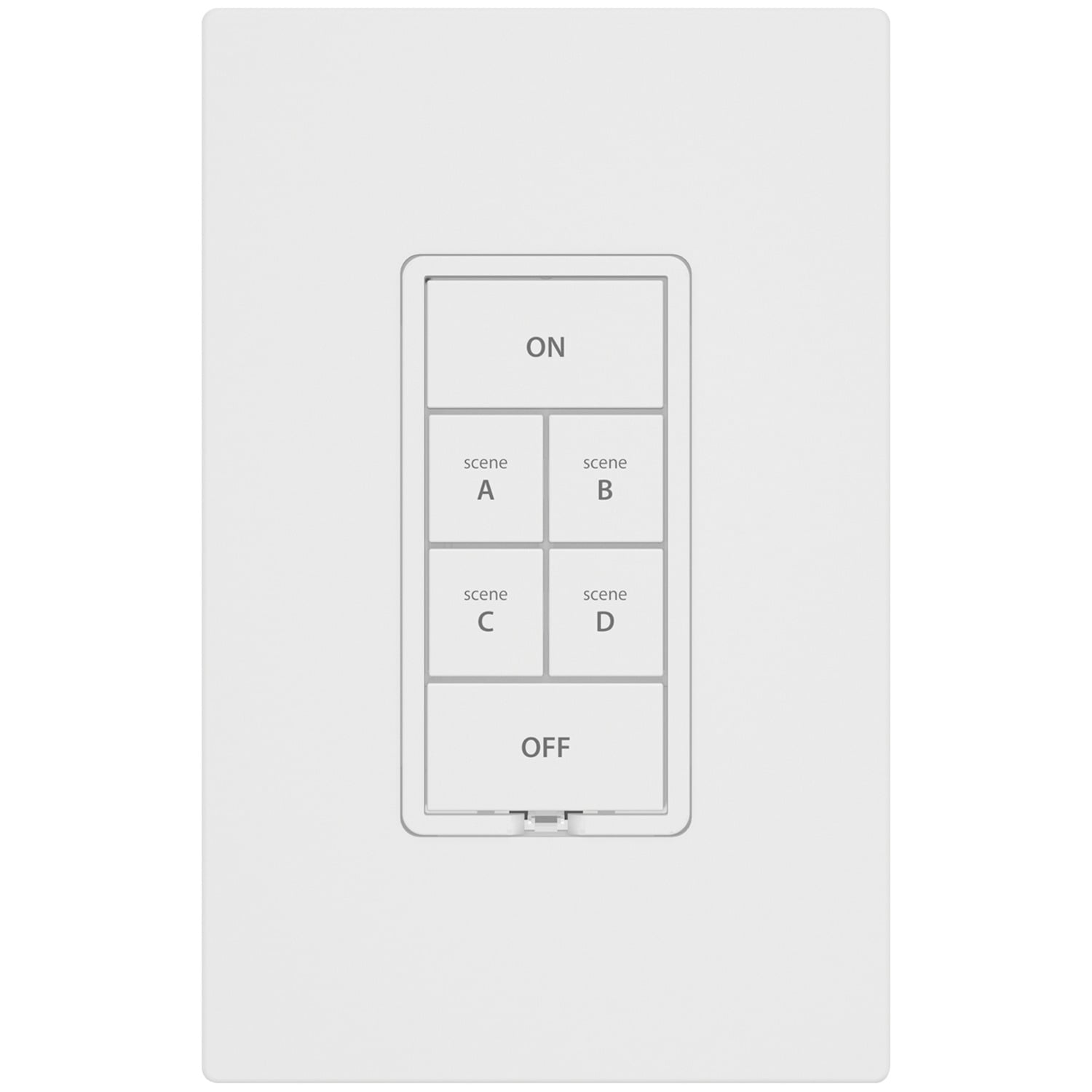 Insteon Smart Dimmer 6-Button Keypad, KeypadLinc in-Wall Controller, 2334-232 (White) - Insteon Hub Required for Voice Control with Alexa & Google Assistant