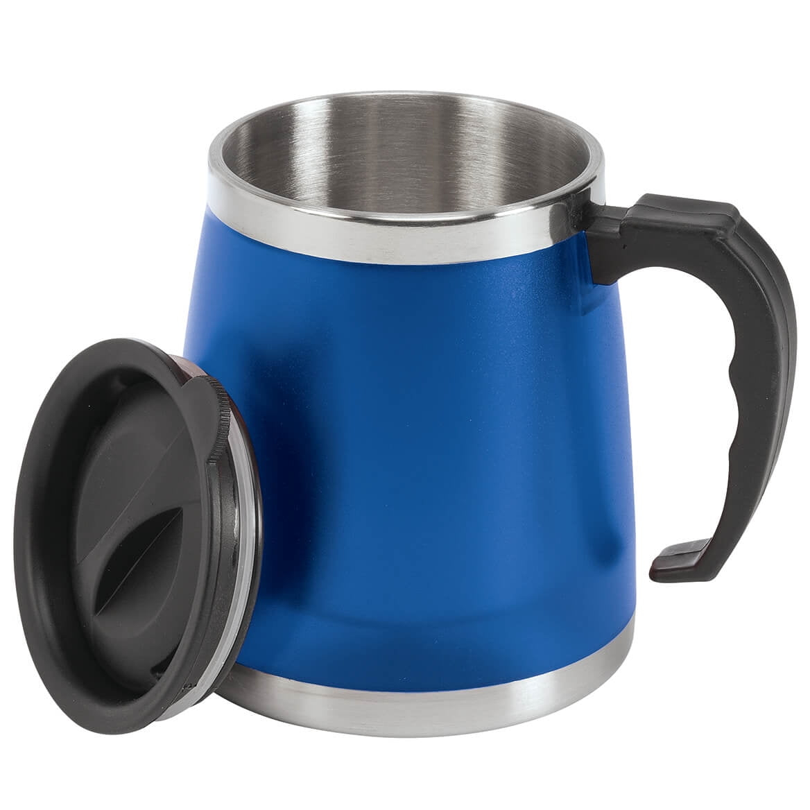 The Lakeside Collection 16-Oz. Insulated Mug with Lid - Insulated Mugs with Lid Blue