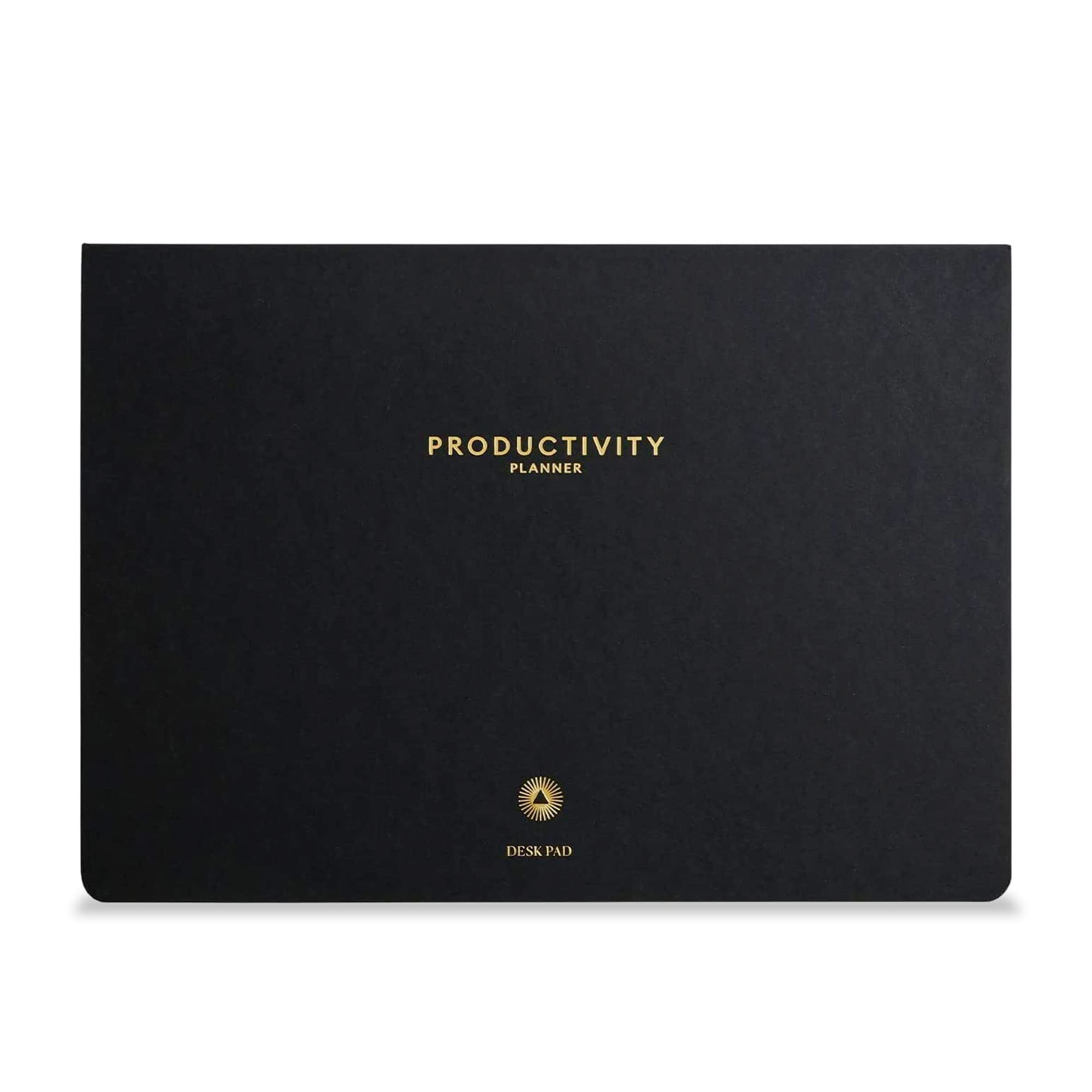 Black A4 Size Daily Desk Pad Productivity Planner