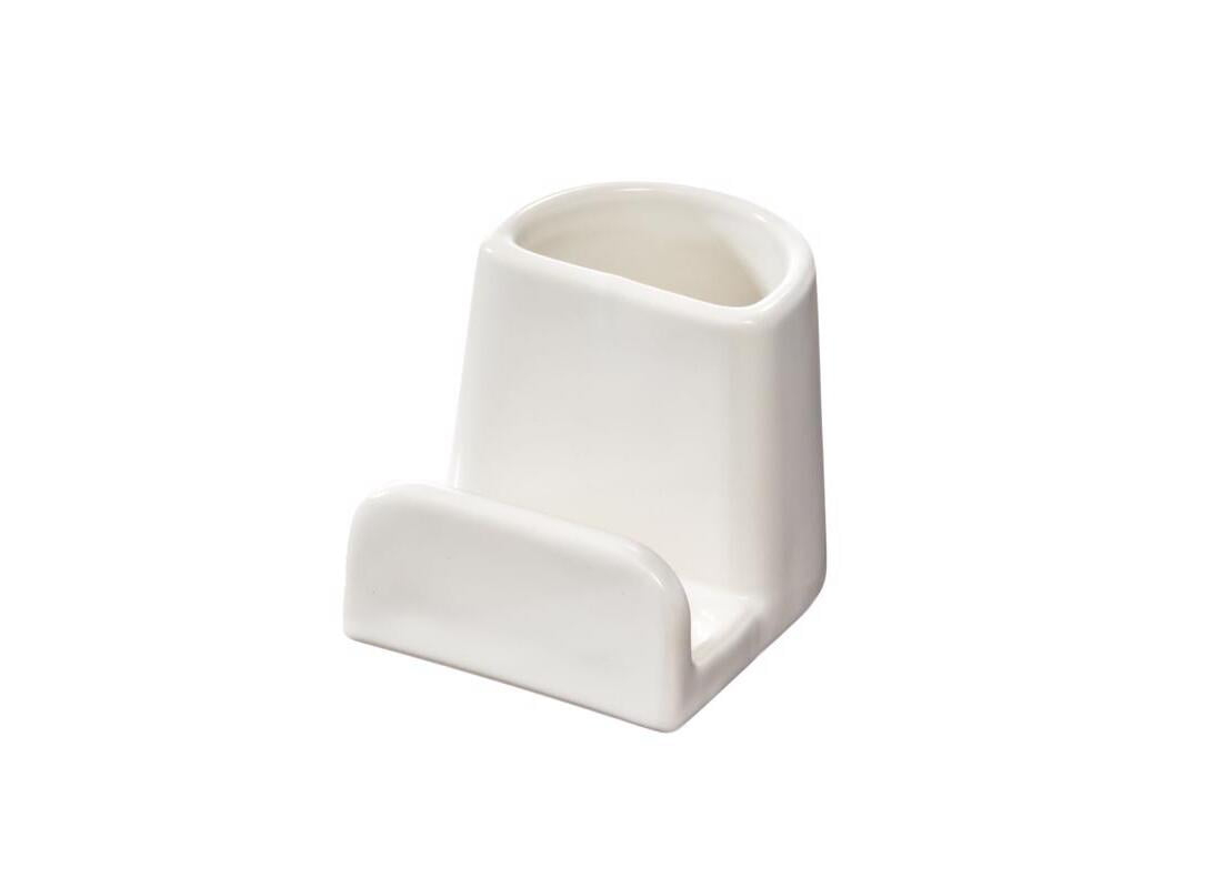 InterDesign 3.69 in. L X 2.93 in. W X 3.03 in. H Sponge and Brush Holder