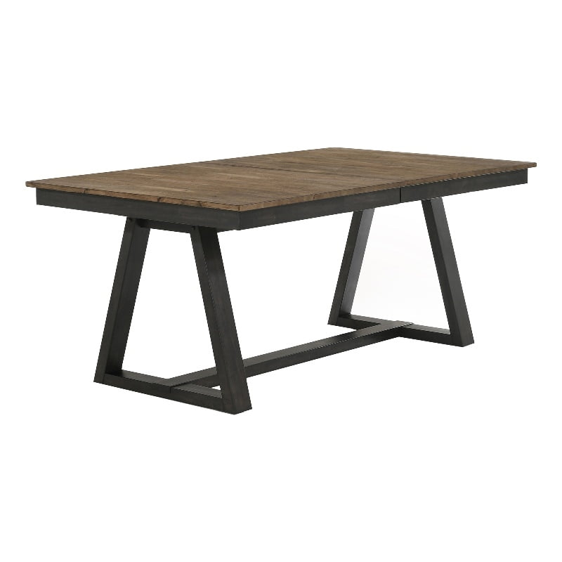Harper Rectangular Dining Table Brushed Brown/Pecan - Intercon