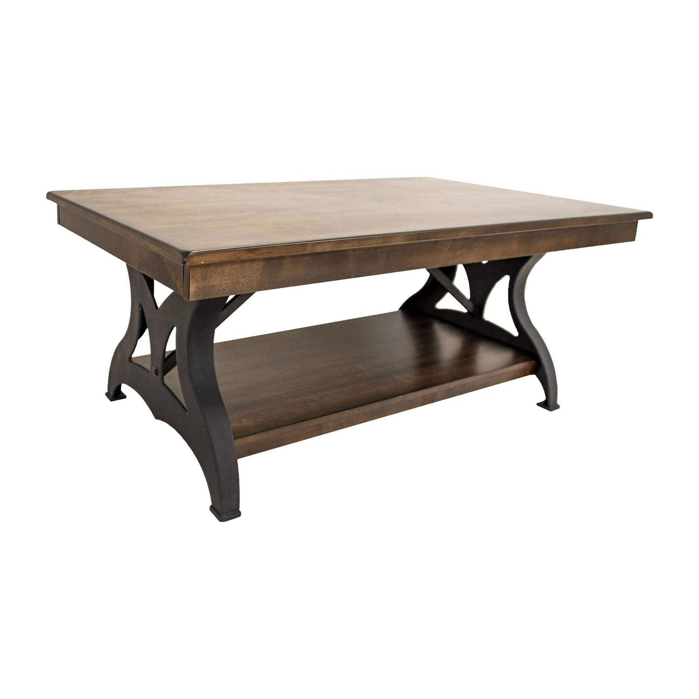 Intercon The District Coffee Table, Copper Finish