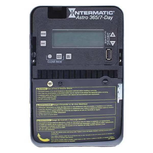 Intermatic Electronic Timer,Astro 7/365 Days,20A ET2815C