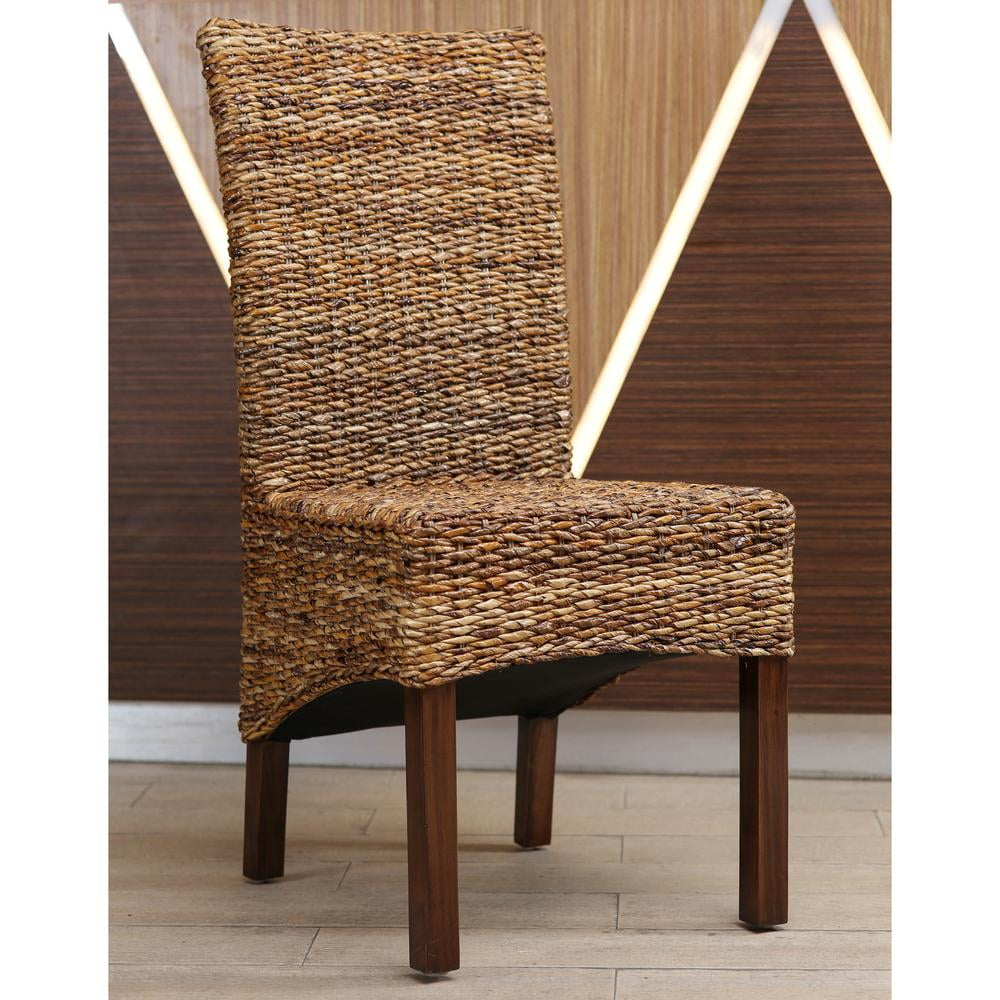 International Caravan Gaby Woven Banana Dining Chair