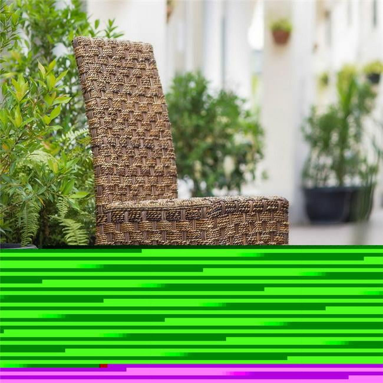 Manila Abaca/Rattan Wicker Dining Chair