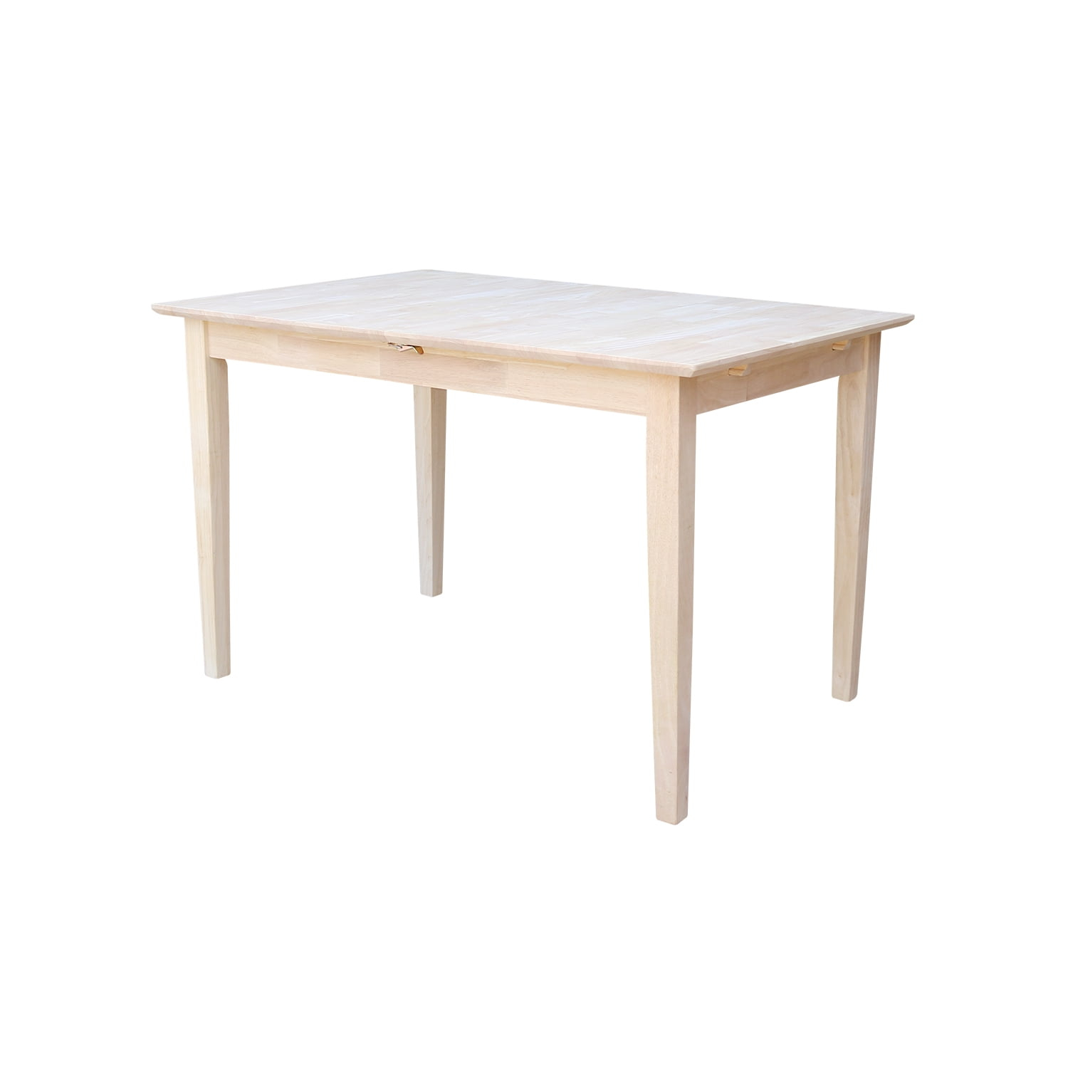International Concepts Unfinished Rectangular Shaker Dining Table