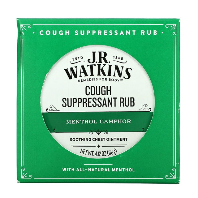 J.R. Watkins Menthol Camphor Menthol Camphor Ointment 4.12 oz