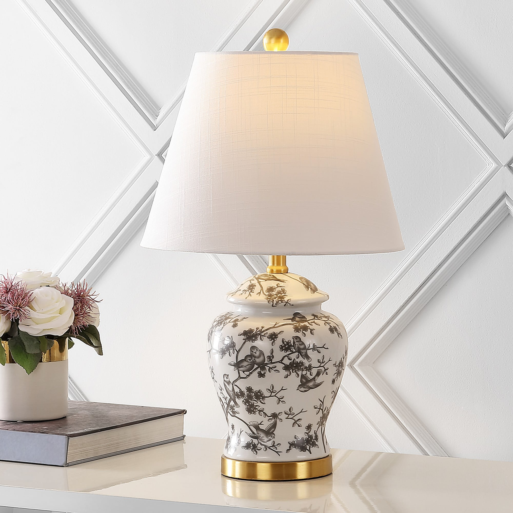 Jonathan Y Penelope Chinoiserie Table Lamp