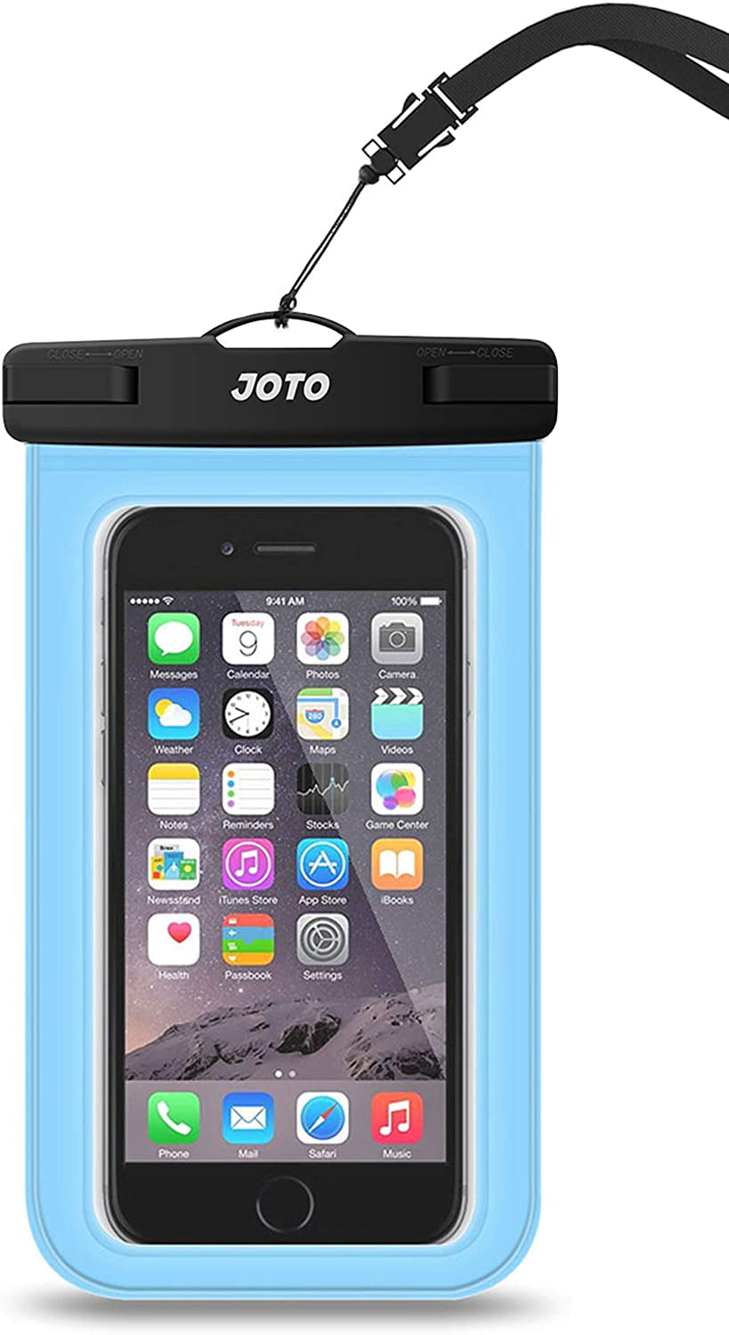 JOTO Universal Waterproof Pouch Cellphone Dry Bag Case for iPhone 12 Pro Max 11 Pro Max Xs Max XR X 8 7 6S Plus SE, Galaxy S20 Ultra S20+ S10 Plus S10e /Note 10+ 9, Pixel 4 XL up to 7"