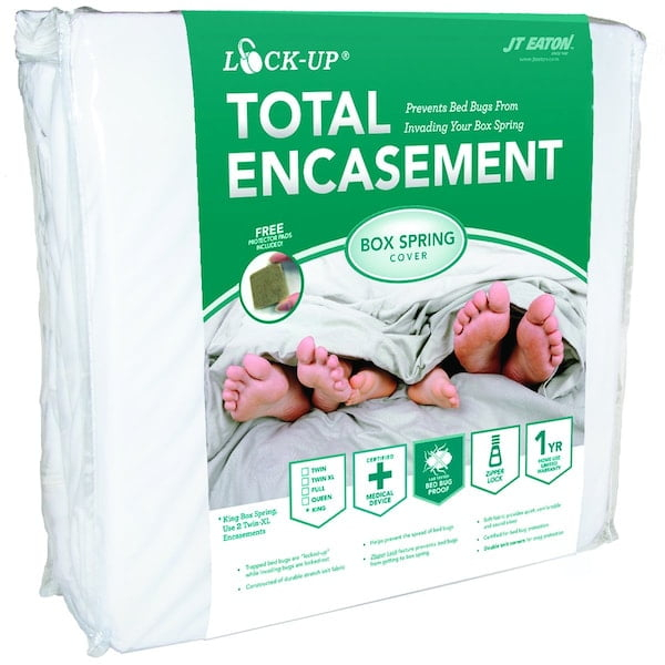 JT Eaton Lock-up Full Bed Bug Box Spring Encasement - For Full Size Beds