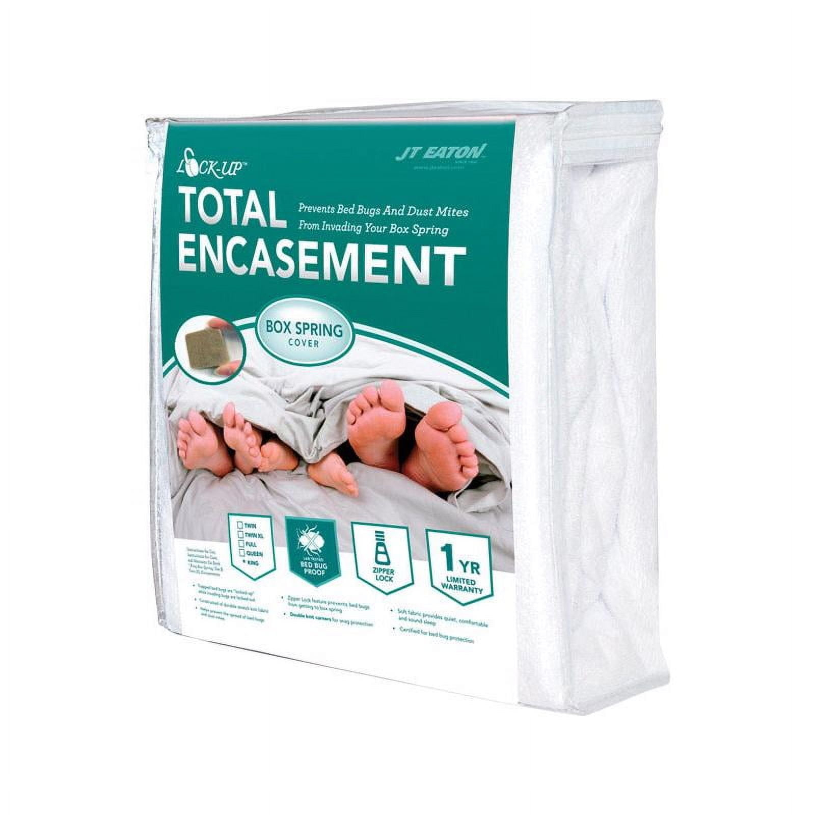 JT Eaton Lock-up Full Bed Bug Box Spring Encasement - for Twin Size Beds