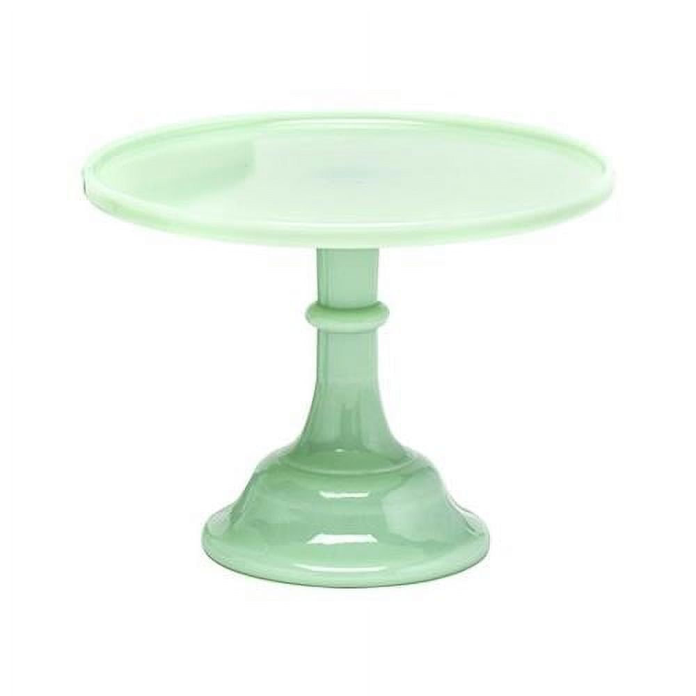 Jadeite 9" Glass Cake Stand - By Mosser Glass