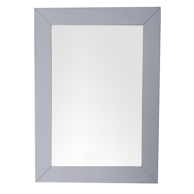 James Martin Vanities Weston 29" Rectangular Mirror, Silver Gray
