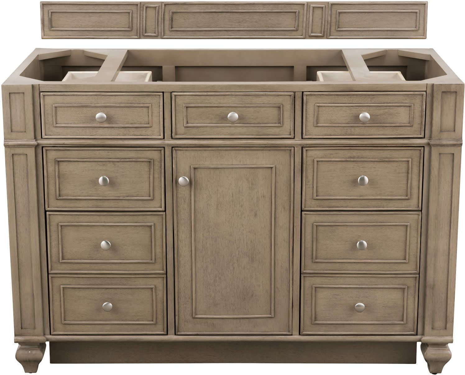 James Martin Vanities 157-V48 Bristol 48" Single Basin Hardwood Vanity Cabinet Only - Wood