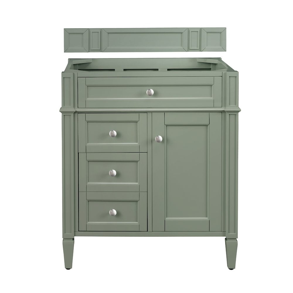 James Martin Vanities 30" Single Vanity Cabinet, Smokey Celadon