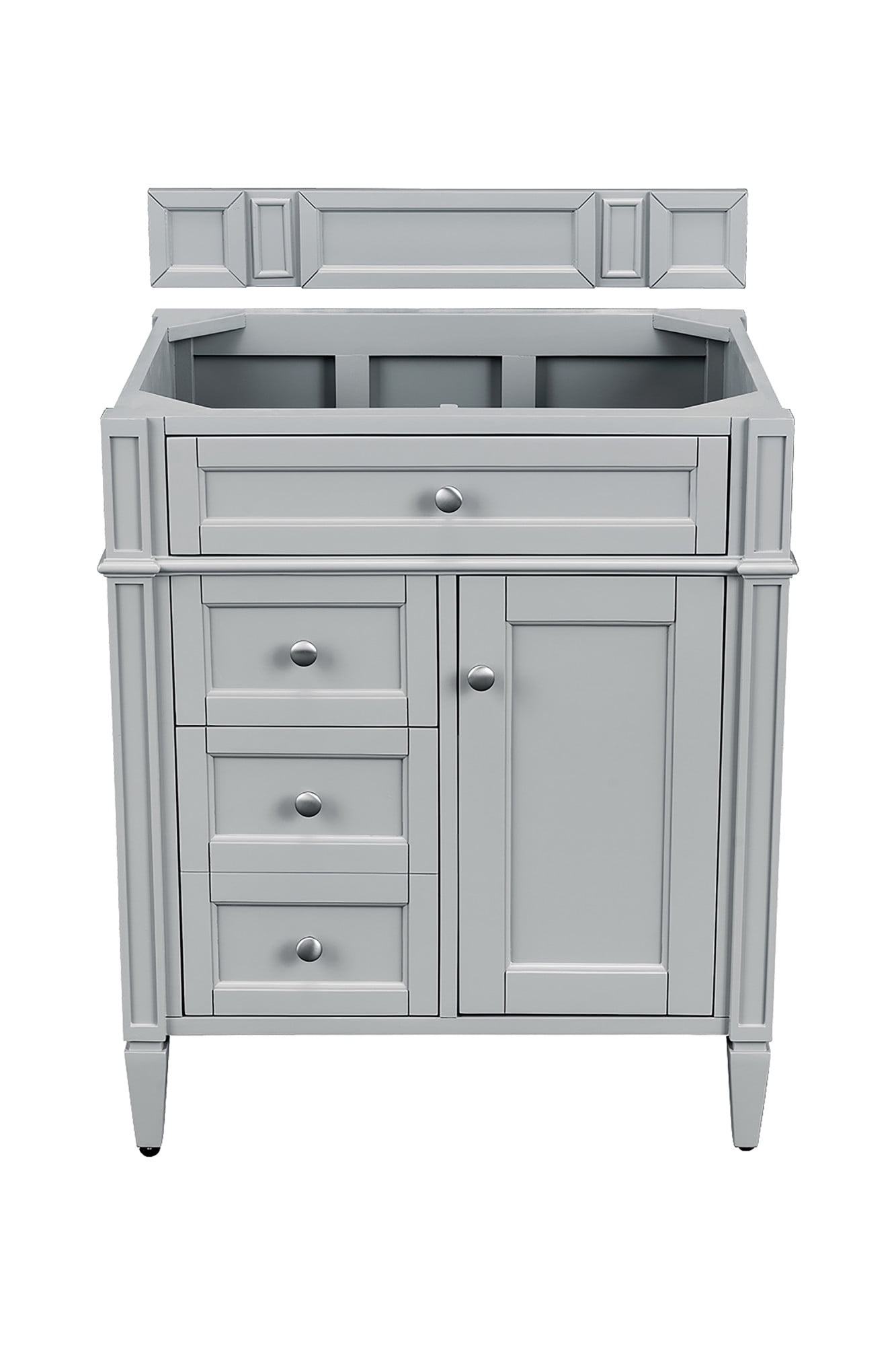 James Martin Vanities 650-V30 Brittany 30" Single Basin Poplar Wood Vanity Cabinet Only -