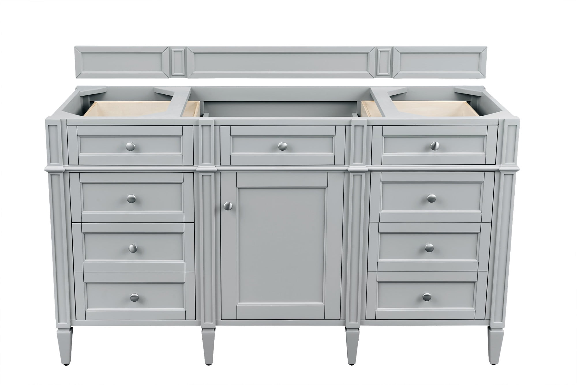 James Martin Vanities 650-V60s Brittany 60" Single Basin Poplar Wood Vanity Cabinet Only -