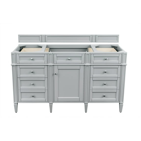 James Martin Vanities 650-V60s Brittany 60" Single Basin Poplar Wood Vanity Cabinet Only -