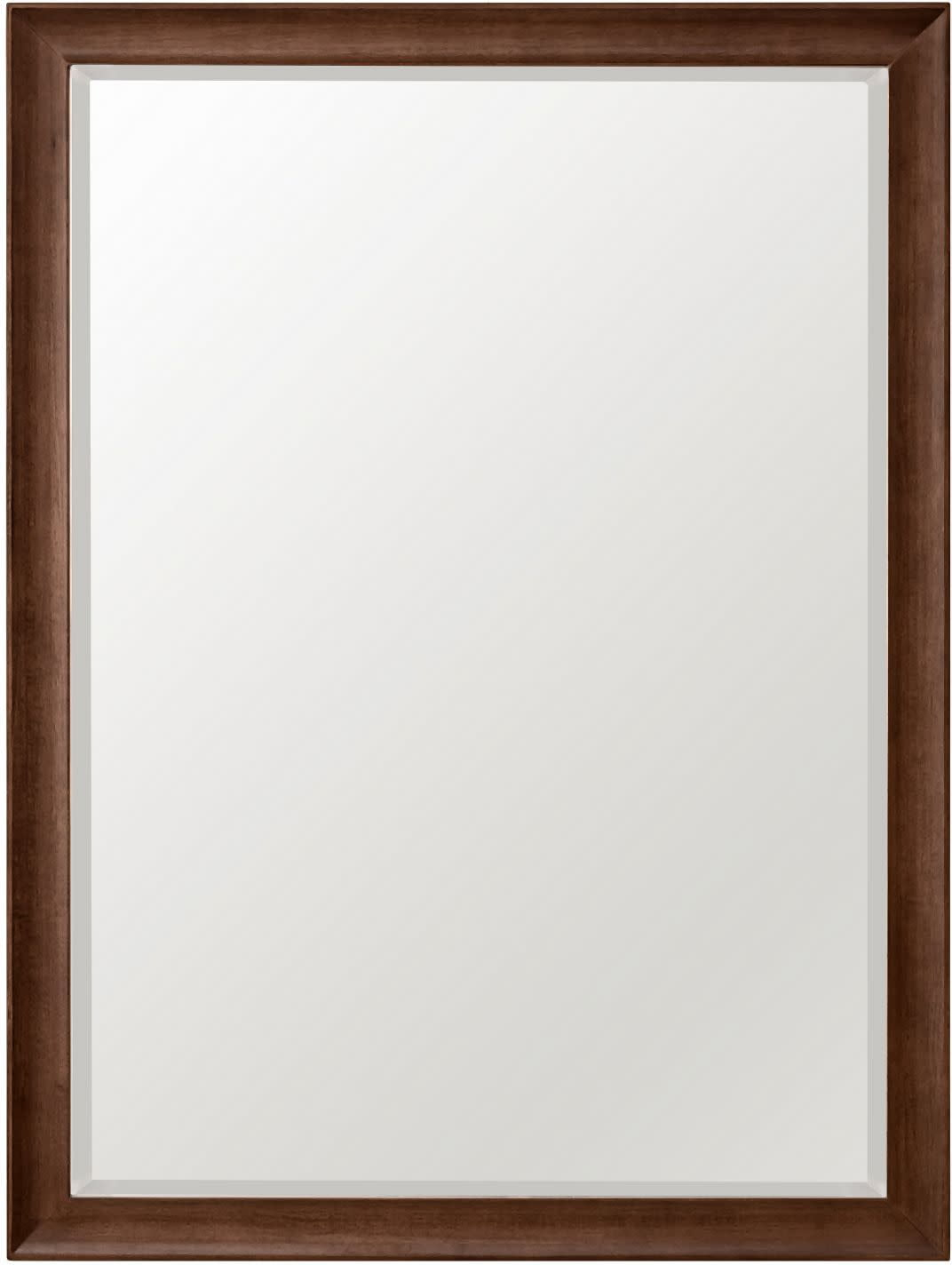 Glenbrooke Solid Wood Flat Wall Mirror