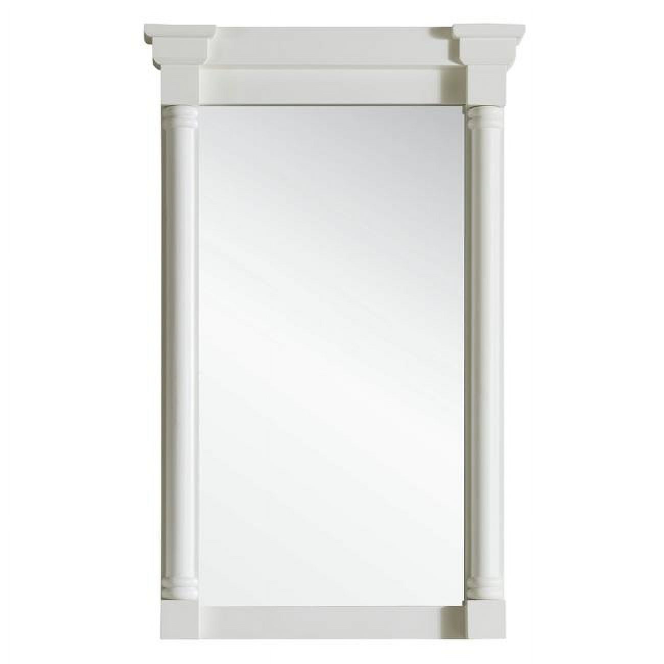 James Martin Vanities Savannah/Providence 27" Mirror, Bright White
