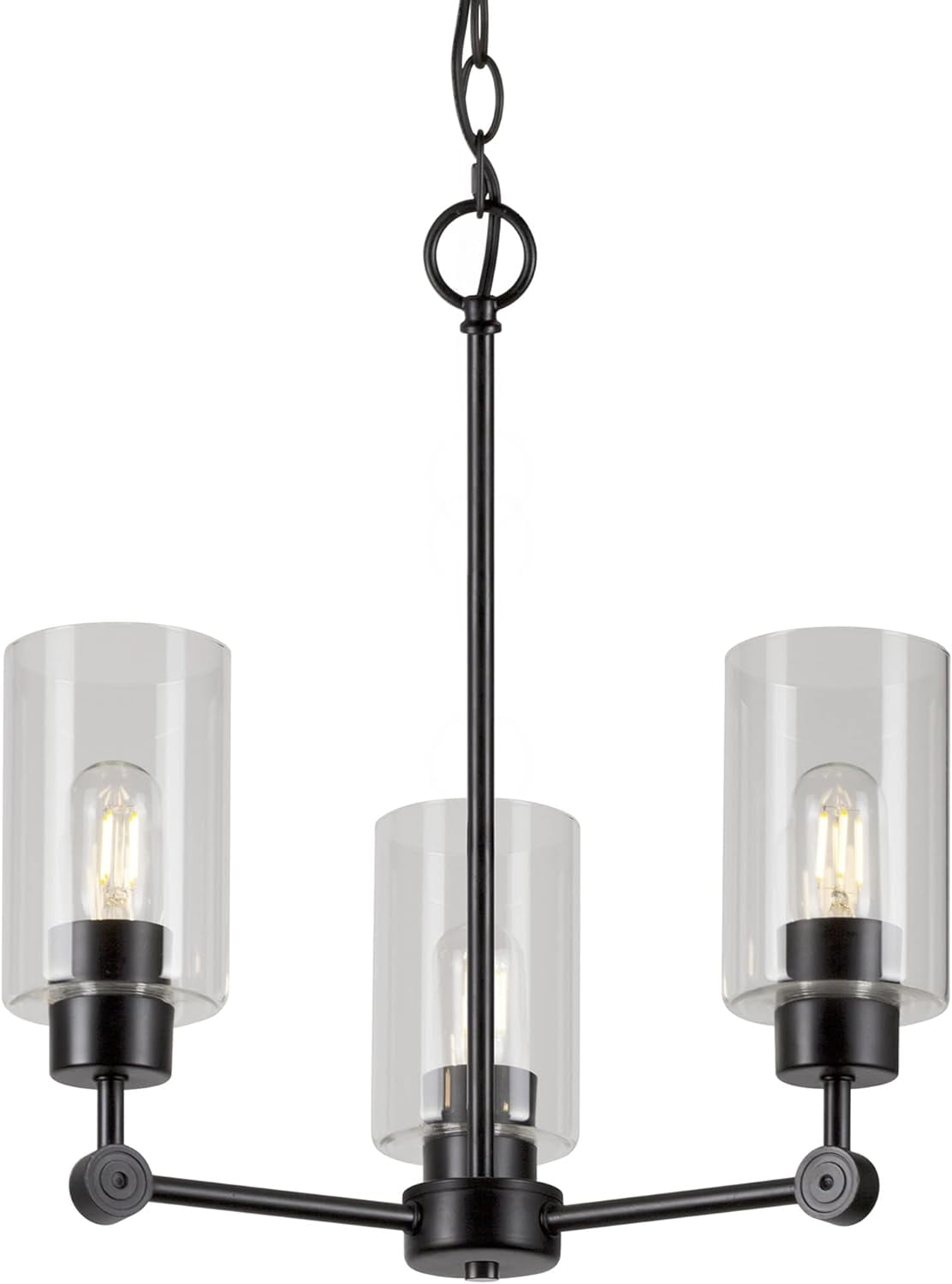 Jayden - 3 Light Chandelier in Transitional Style-18.25 Inches Tall and 18 Inches Wide -Traditional Installation