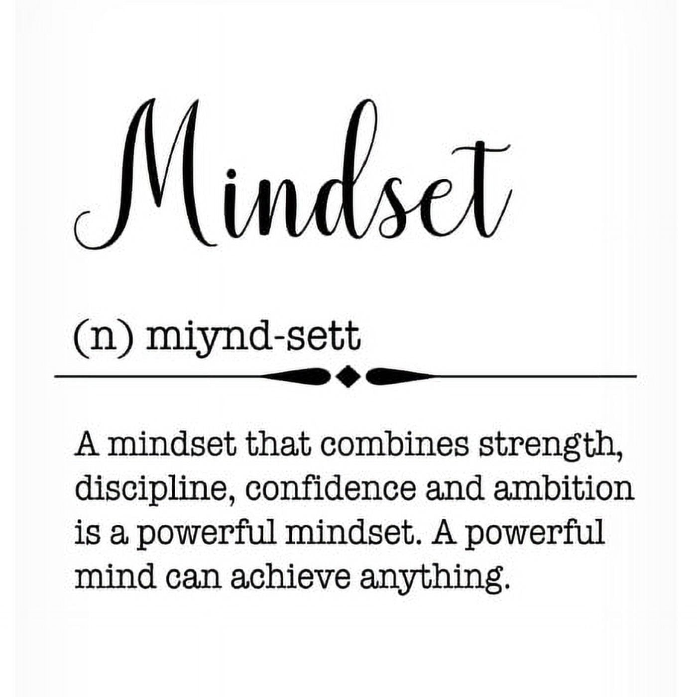 Jean Plout 'Words Mindset' Canvas Art