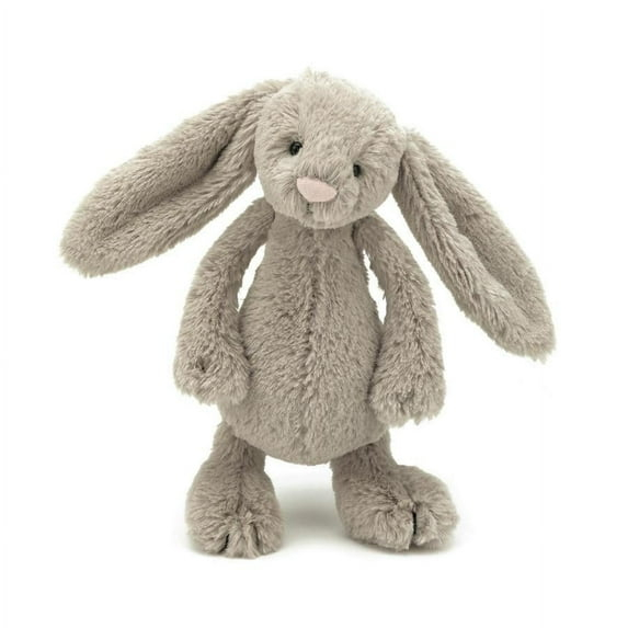 Jellycat Bashful Beige Bunny Stuffed Animal, Small, 7 inches