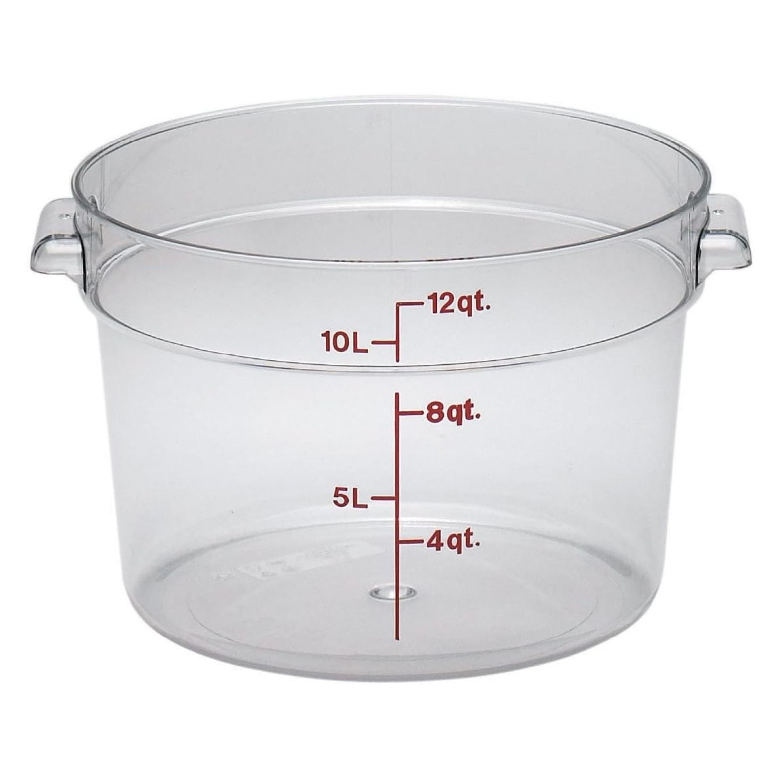 Cambro Clear Round Food Storage Container 12QT