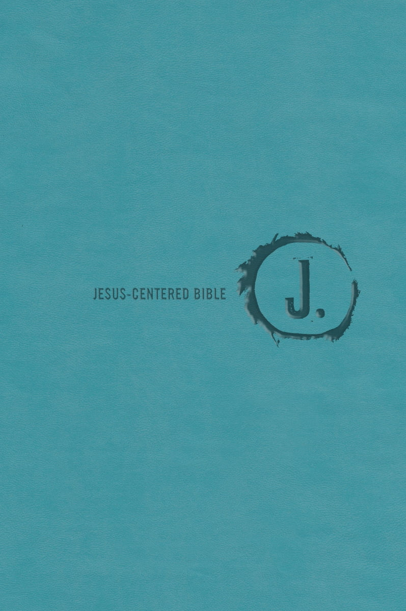 Jesus-Centered Bible NLT, Turquoise (Hardcover)