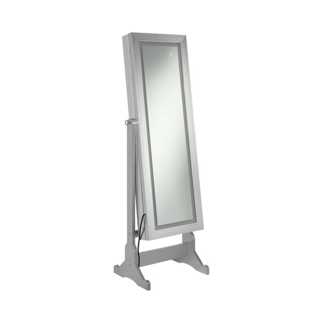 Jewelry Cheval Mirror Silver