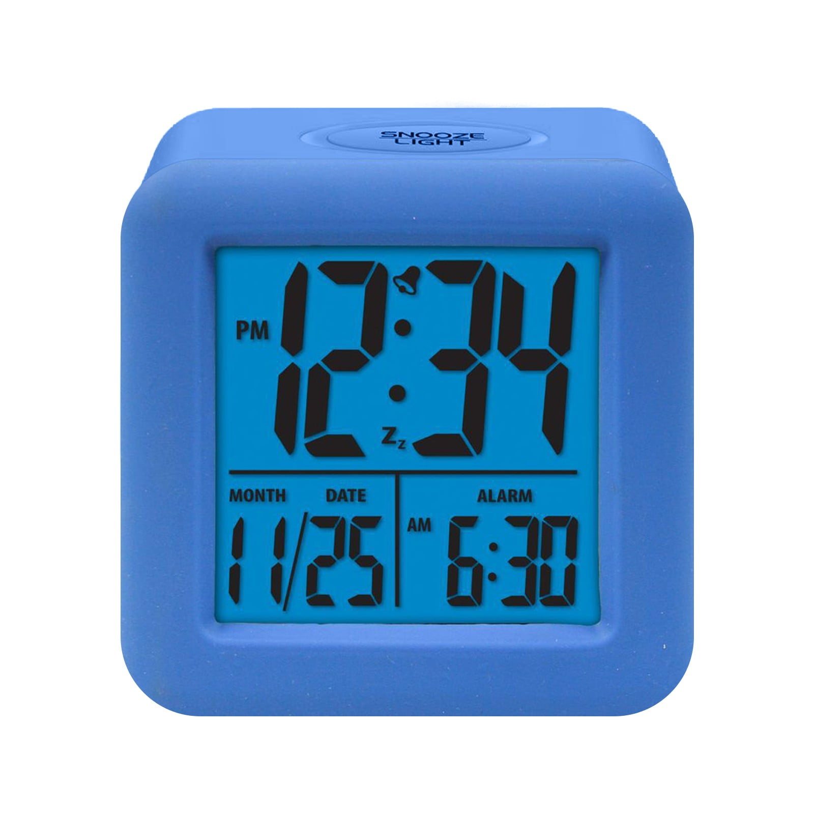 Jieluotekeji Equity By La Crosse Soft-Cube LCD Alarm Clock With Smart Light