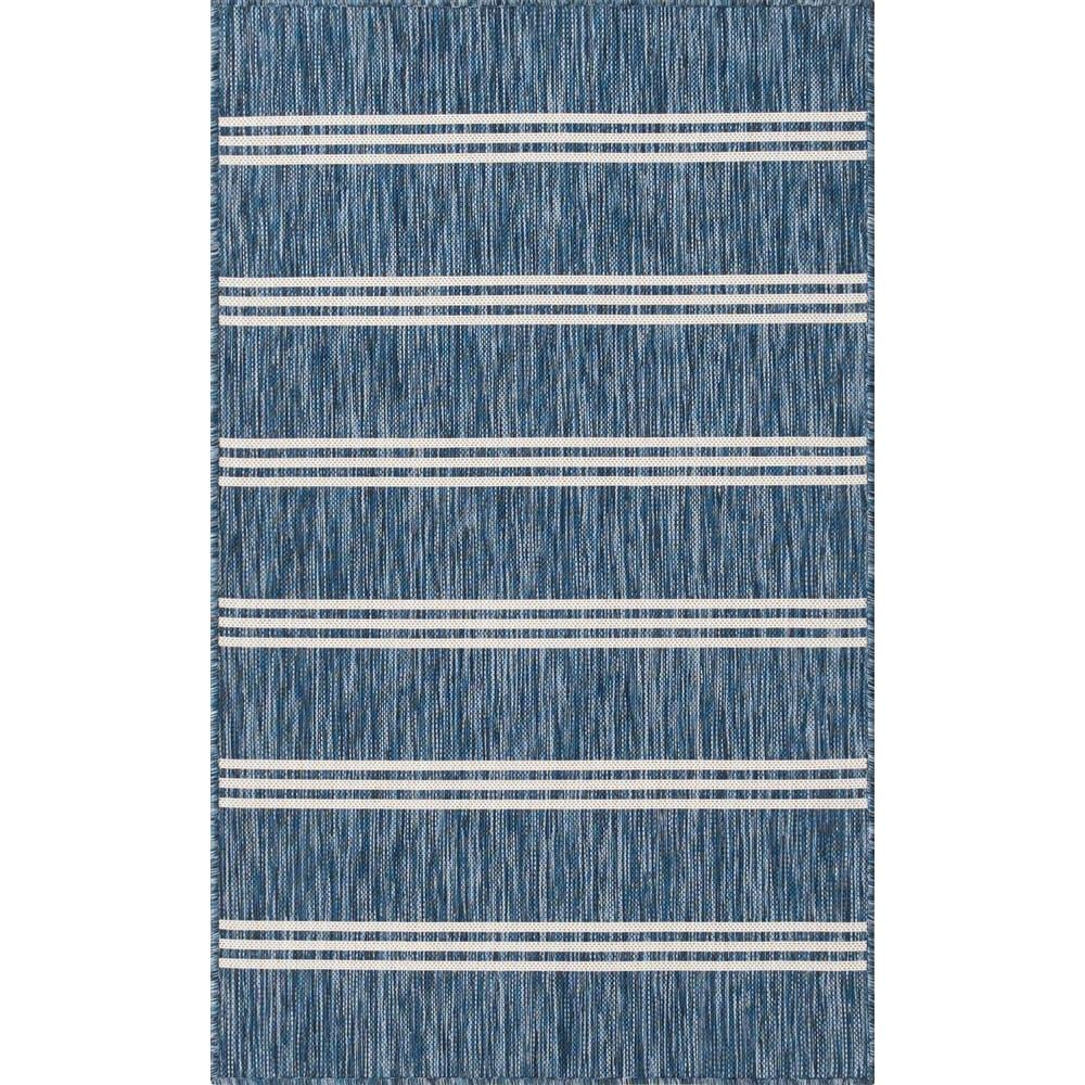Jill Zarin Outdoor Collection Area Rug - Anguilla (3' 1" x 5' 3" Rectangle Blue/Ivory)