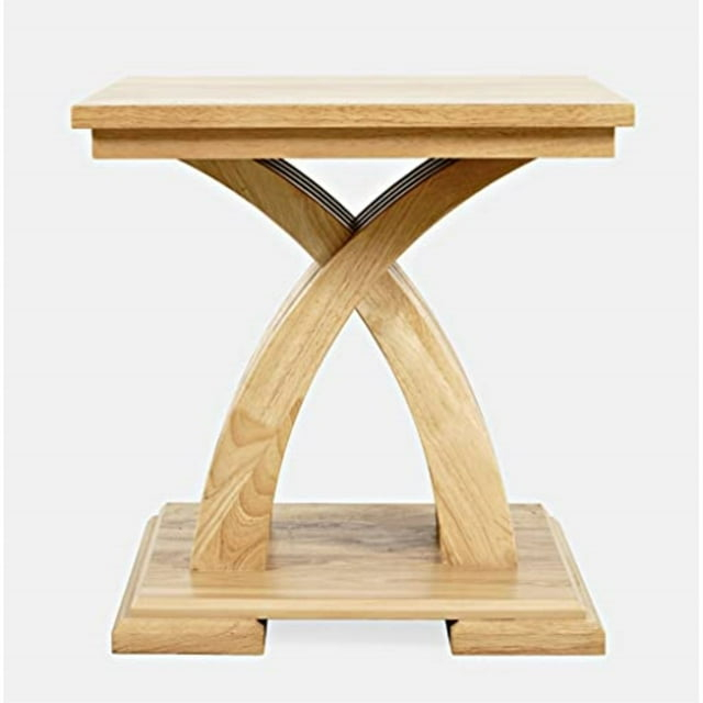 Anthology Contemporary Curved Base Square End Table