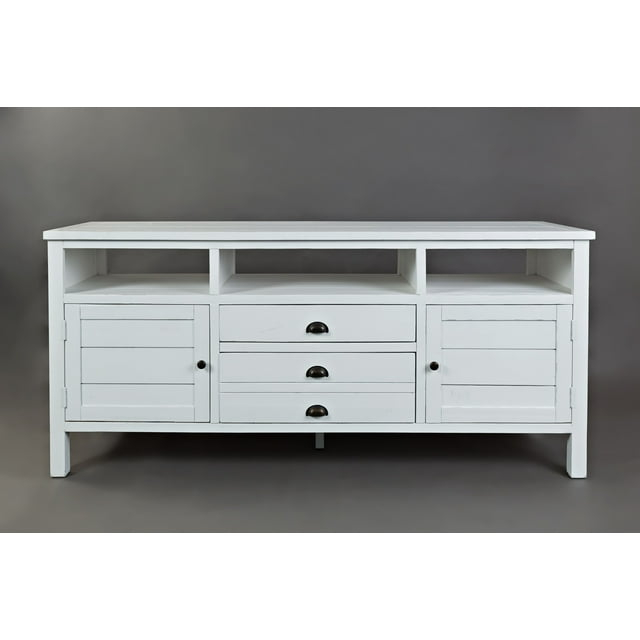 Jofran Artisan's Craft Rustic Farmhouse Distressed Acacia Media Console 70"