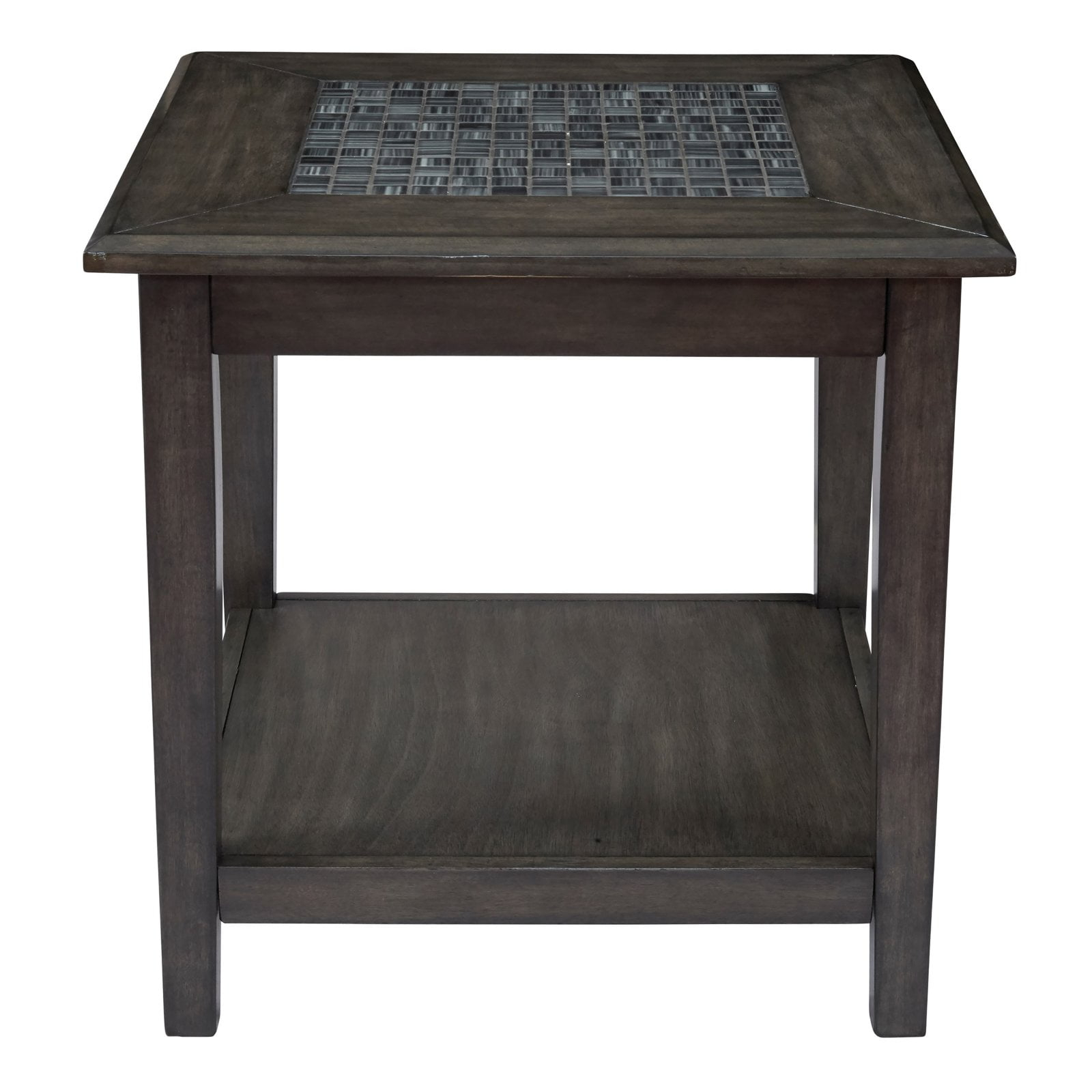 Jofran Baroque End Table with Mosaic Tile Inlay